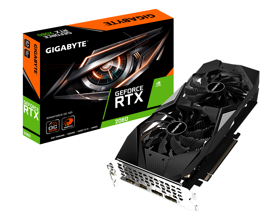 GIGABYTE RTX 2060 12GB fca11